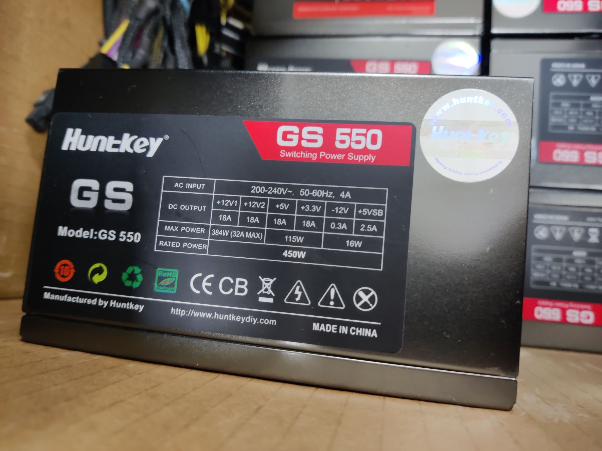 Блок питания для ПК/компьютера. Huntkey 500/550W в хорошем состоянии