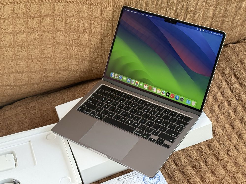 Модель 2024!НОВЫЙ 14 цикл Apple MacBook Air 13 Chip M2 2022 ЕАС серый