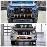 Защита бампера на Toyota Land Cruiser prado 150