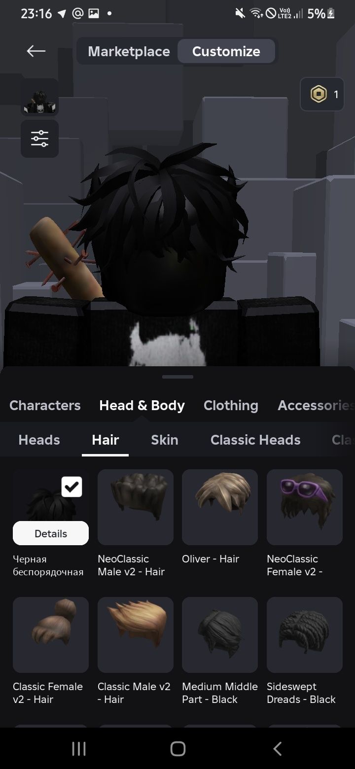 Аккаунт roblox жирный