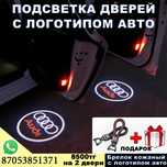 Подсветка дверей с логотипом штатная