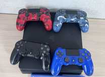 Sony PlayStation 4 Slim 500GB + 4 геймпада