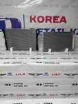 Радиатор основной и радиатор кондиционера на Hyundai Palisade