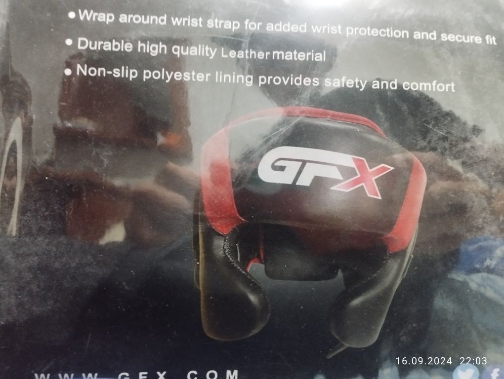 Шлем GFX R, Кожа чистая