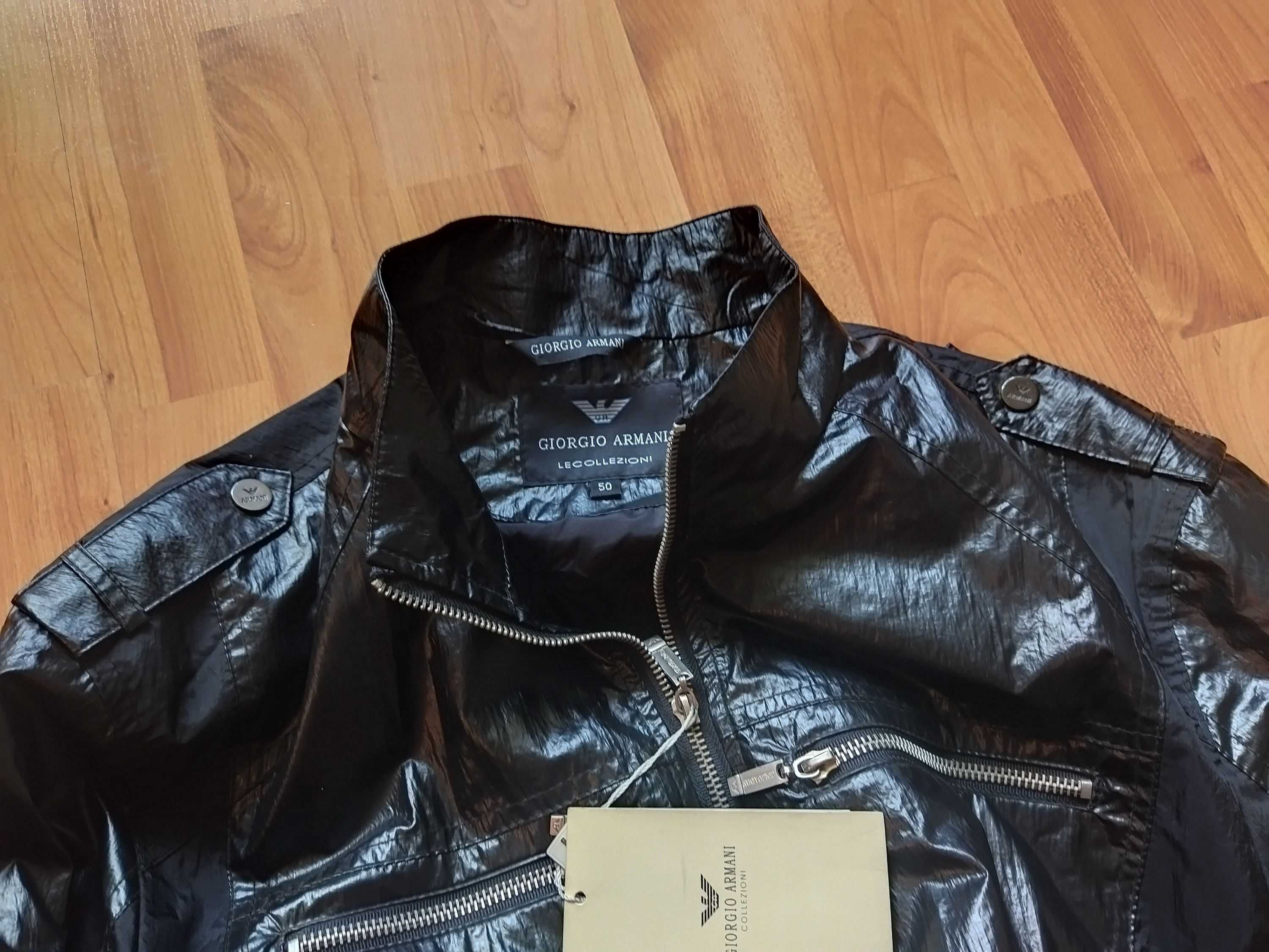 Куртка-ветровка Giorgio Armani (Стамбул),люкс,под кожу,новая,р-р 50