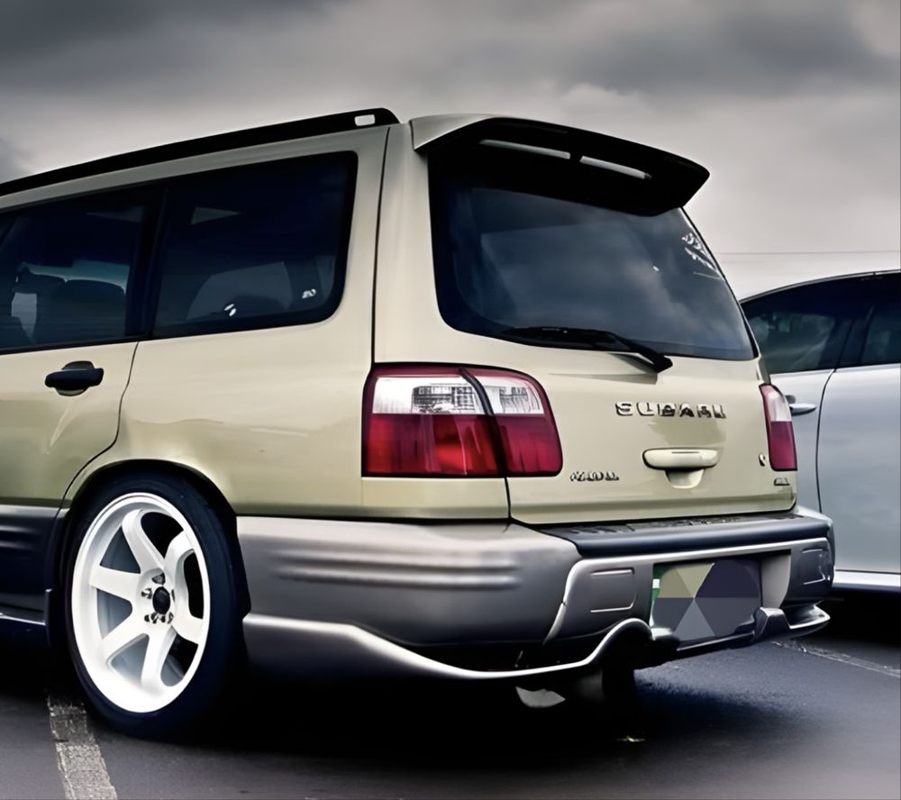 Губа Zero/Sports на задний бампер Subaru Forester SF Рестайлинг