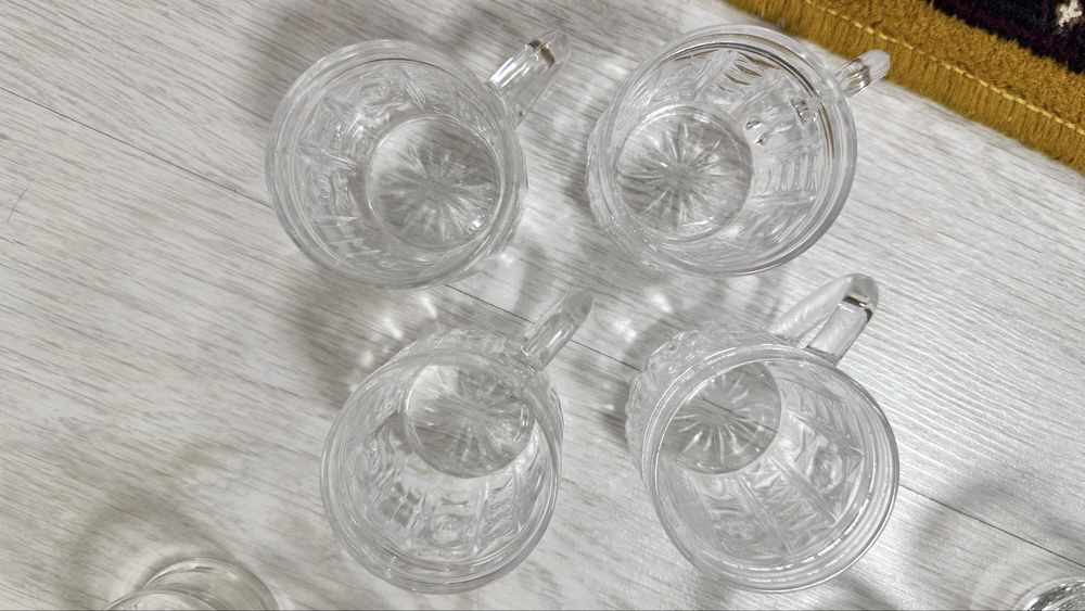 Кружка пивная 120г пресс-хрусталь СССР