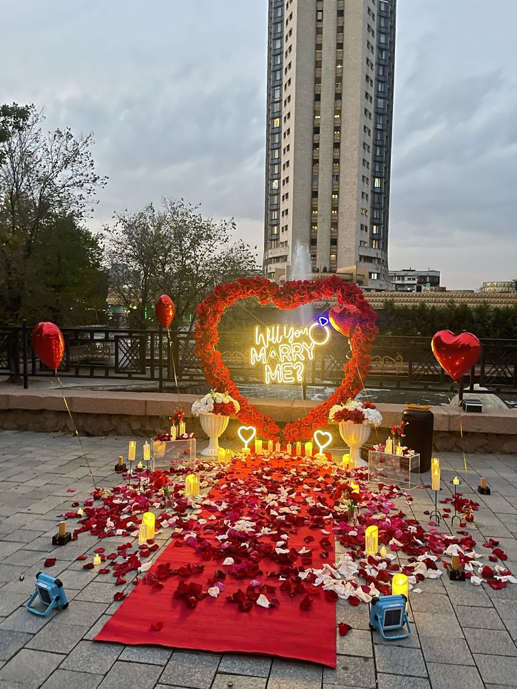Marry me , предложение руки и сердца , сөз салу , организаторы