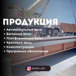 Автомобильные, вагонные, платформенные и крановые весы.