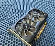 Видеокарта GTX 1650 игровая Palit двухкулерная в идеале.