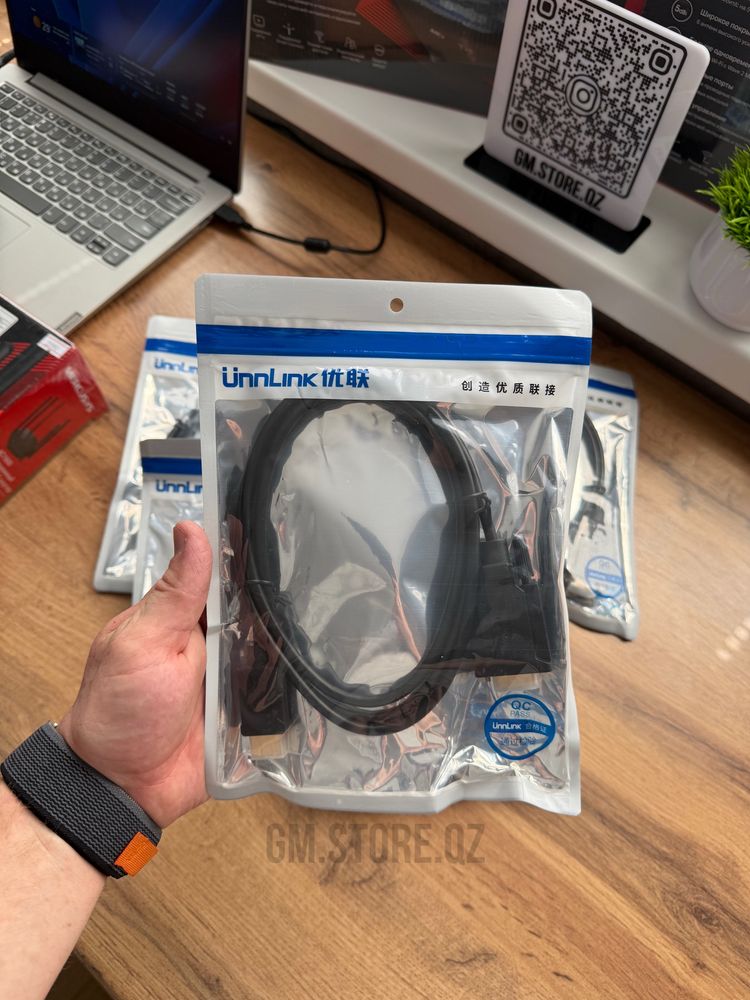 Кабели HDMI, VGA, DVI, DisplayPort