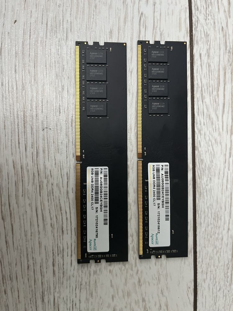 ОЗУ 16 gb комплект