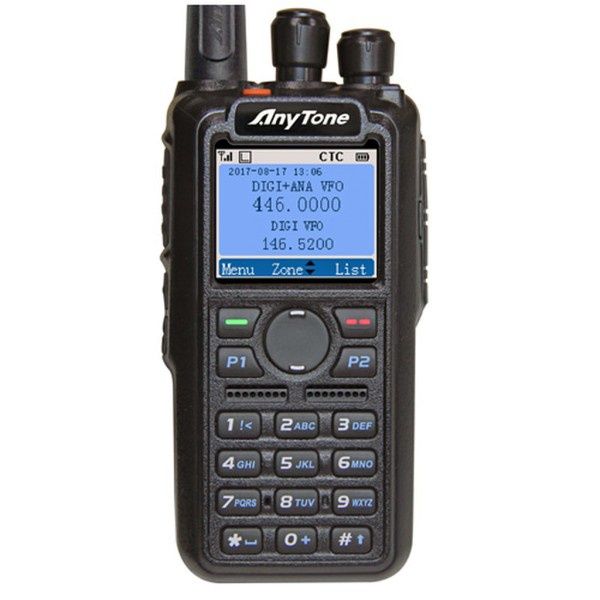 Рация портативная AnyTone AT-D868UV

 136 - 174 МГц, 400 - 480 DMR