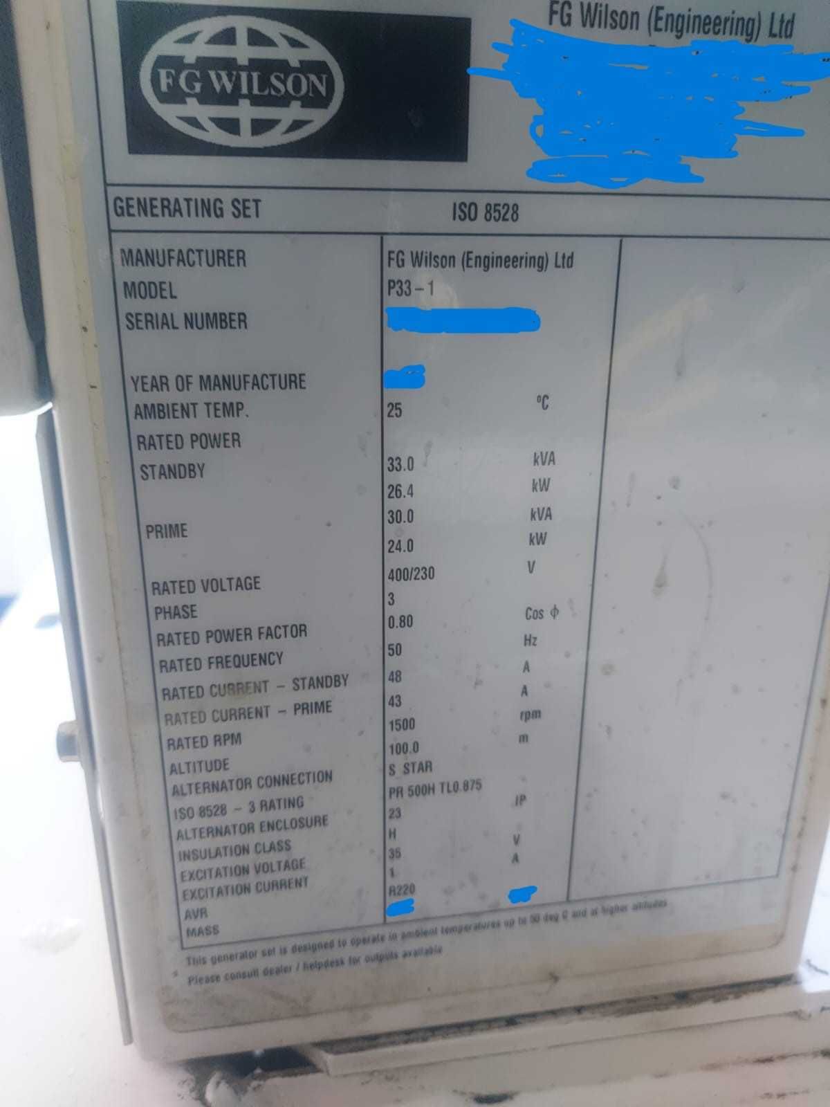 Прокат аренда ДГУ дизельный генератор трёхфазный 380вольт 10-40кВт