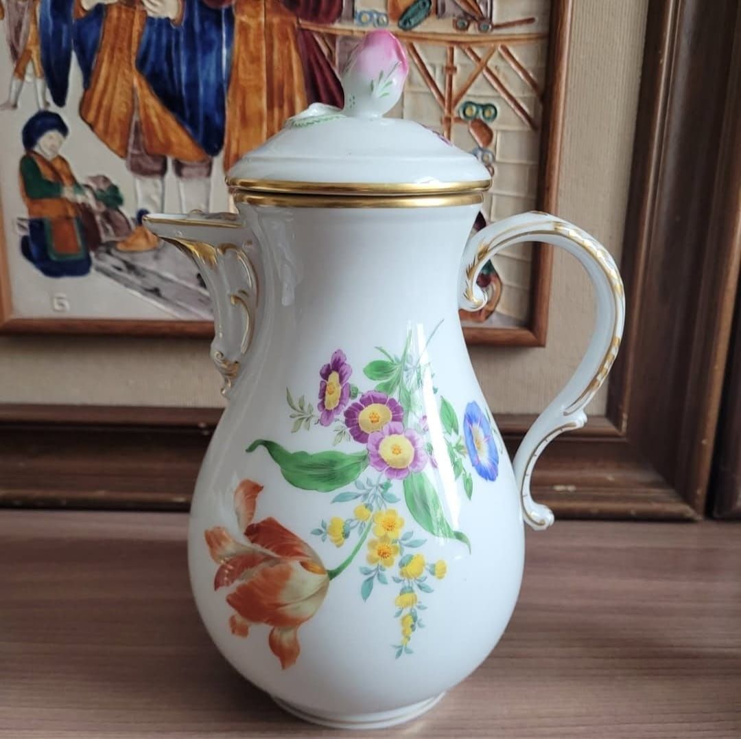 Антикварный чайный сервиз от Meissen
