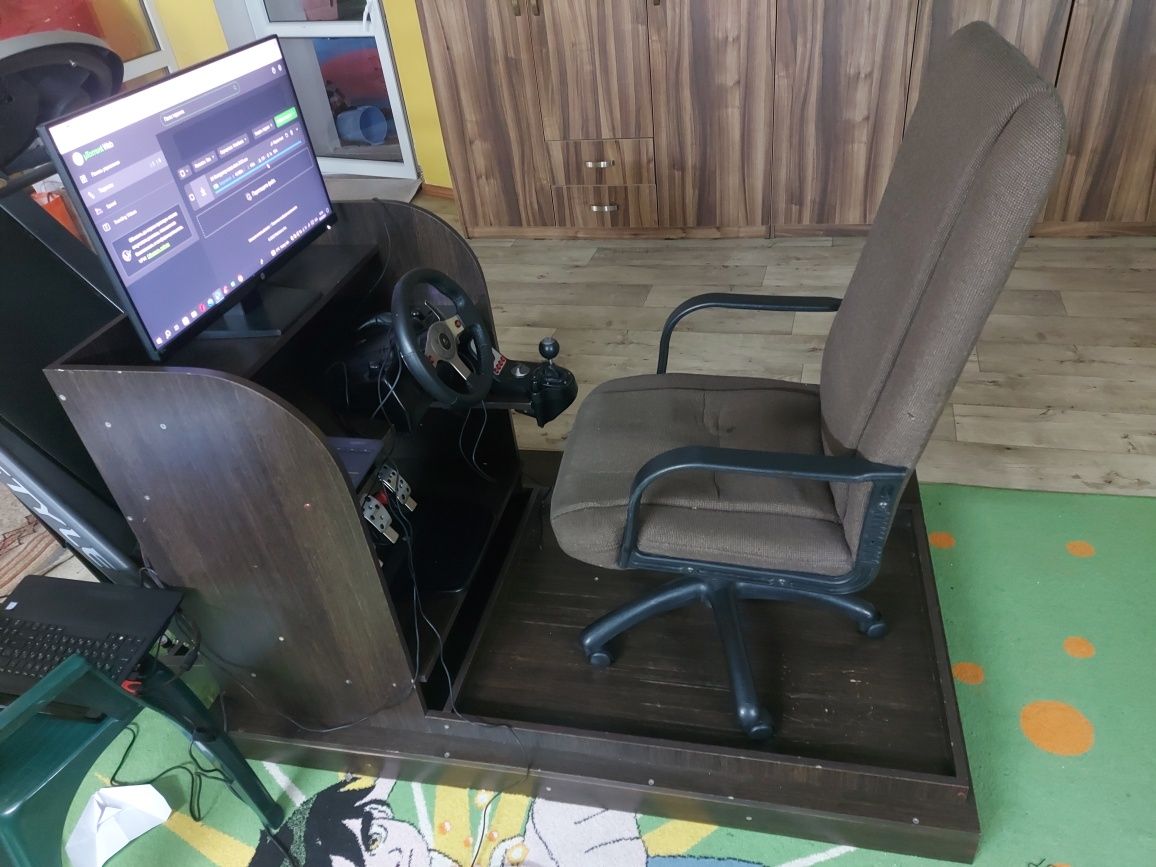 Кокпит cockpit игровой кресло стол для компьтерных игр/  PS 3 /XBox