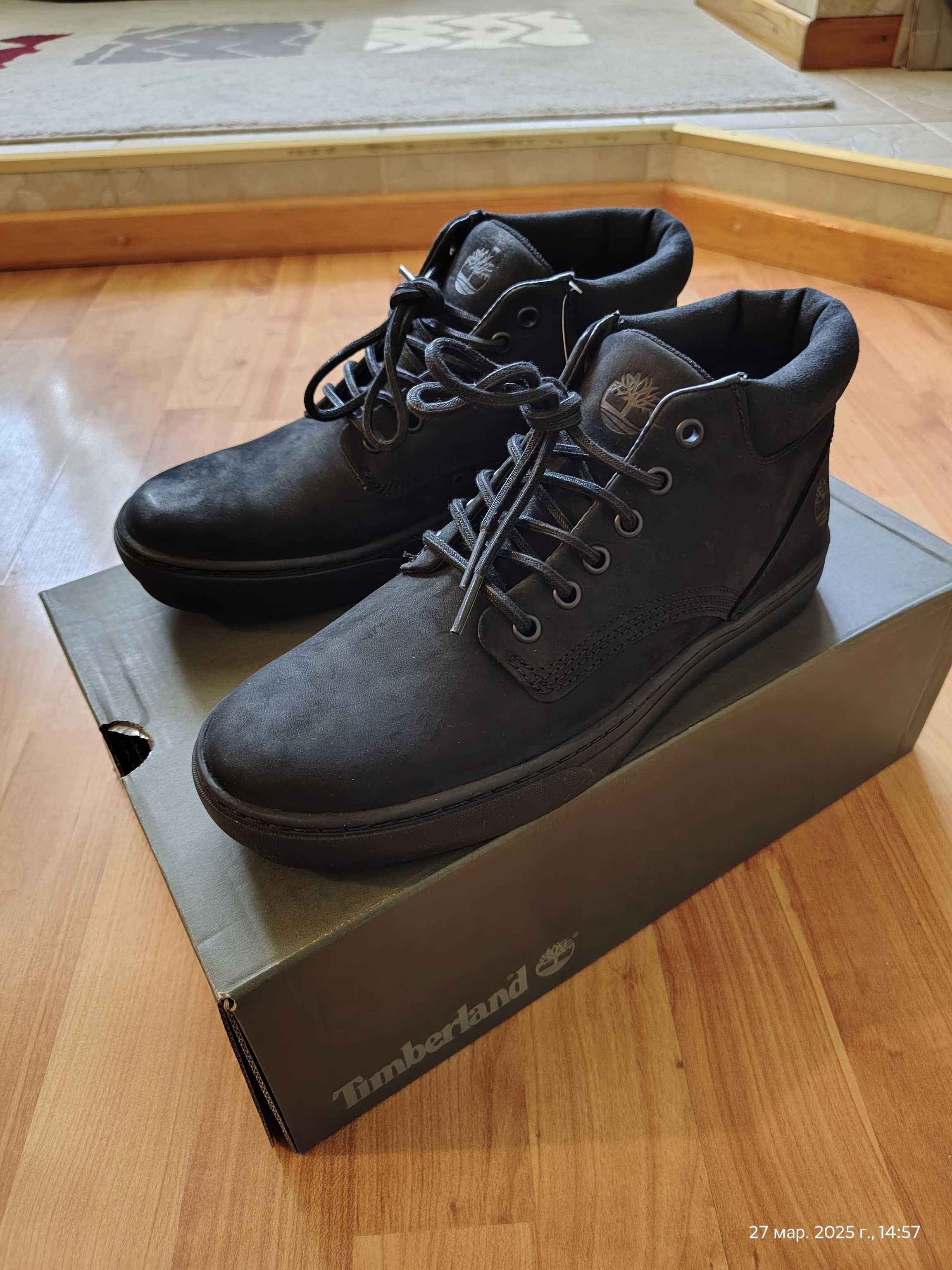 Ботинки Timberland (США),нубук,оригинал,графит,новые,р-р 41
