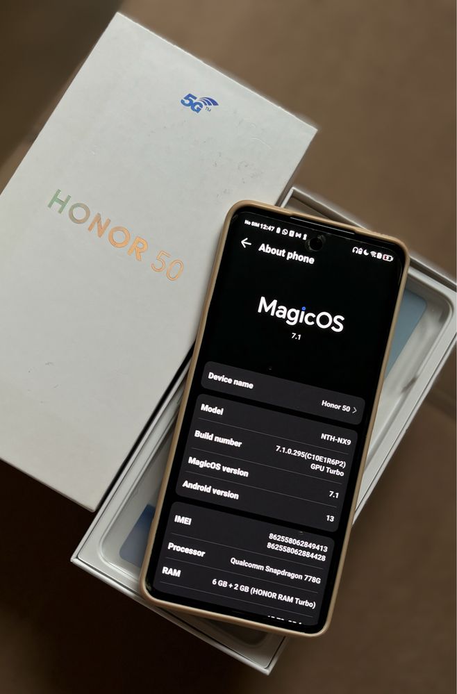 Honor 50 в отличном состоянии