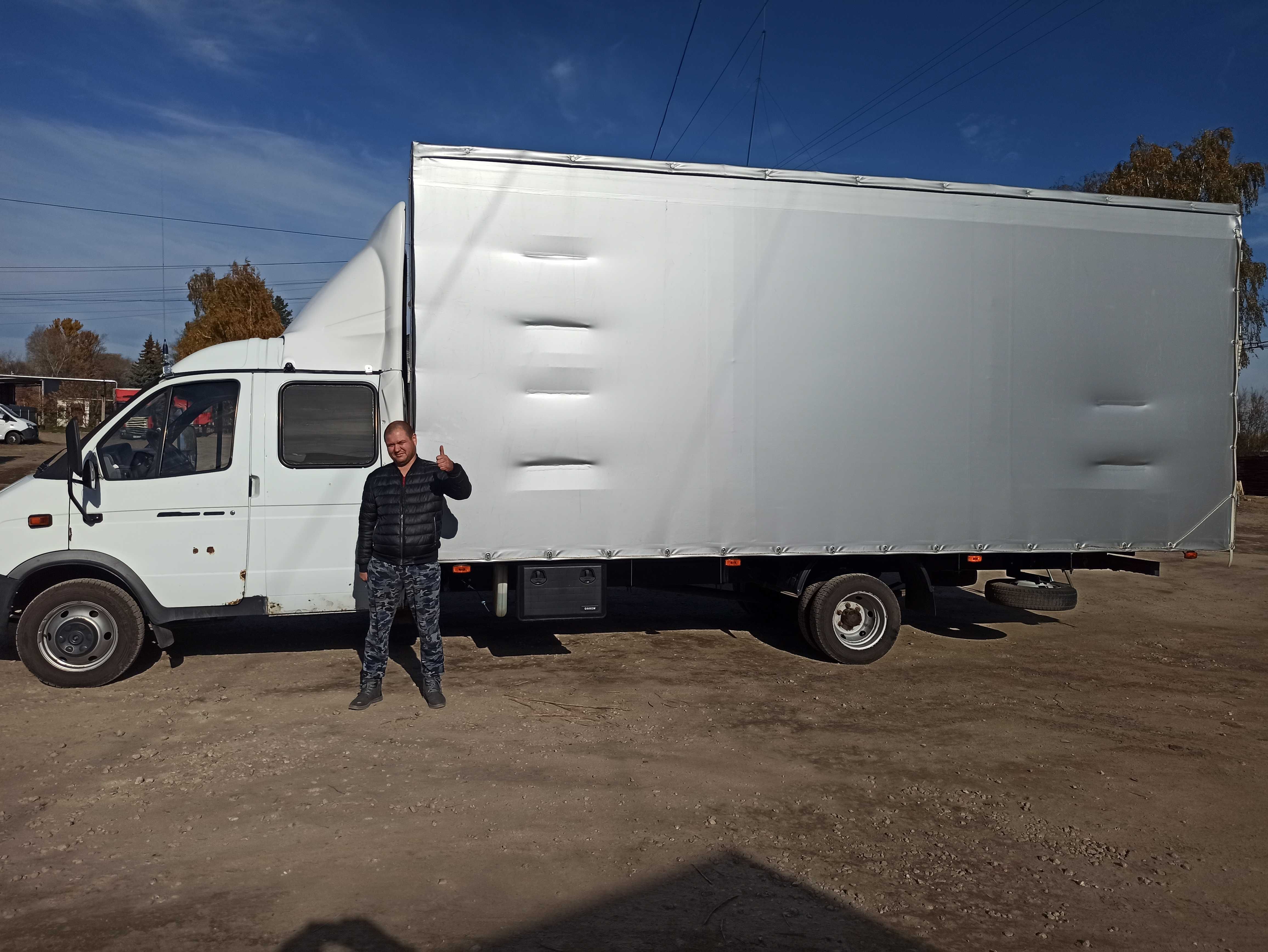 Еврофургон 6,2*2,2*2,3 платформа Будка на газель в Рассрочку