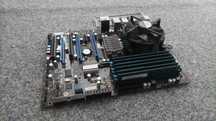 Продается комплект материнская плата MSI X58 Pro+i7 960(lga1366)