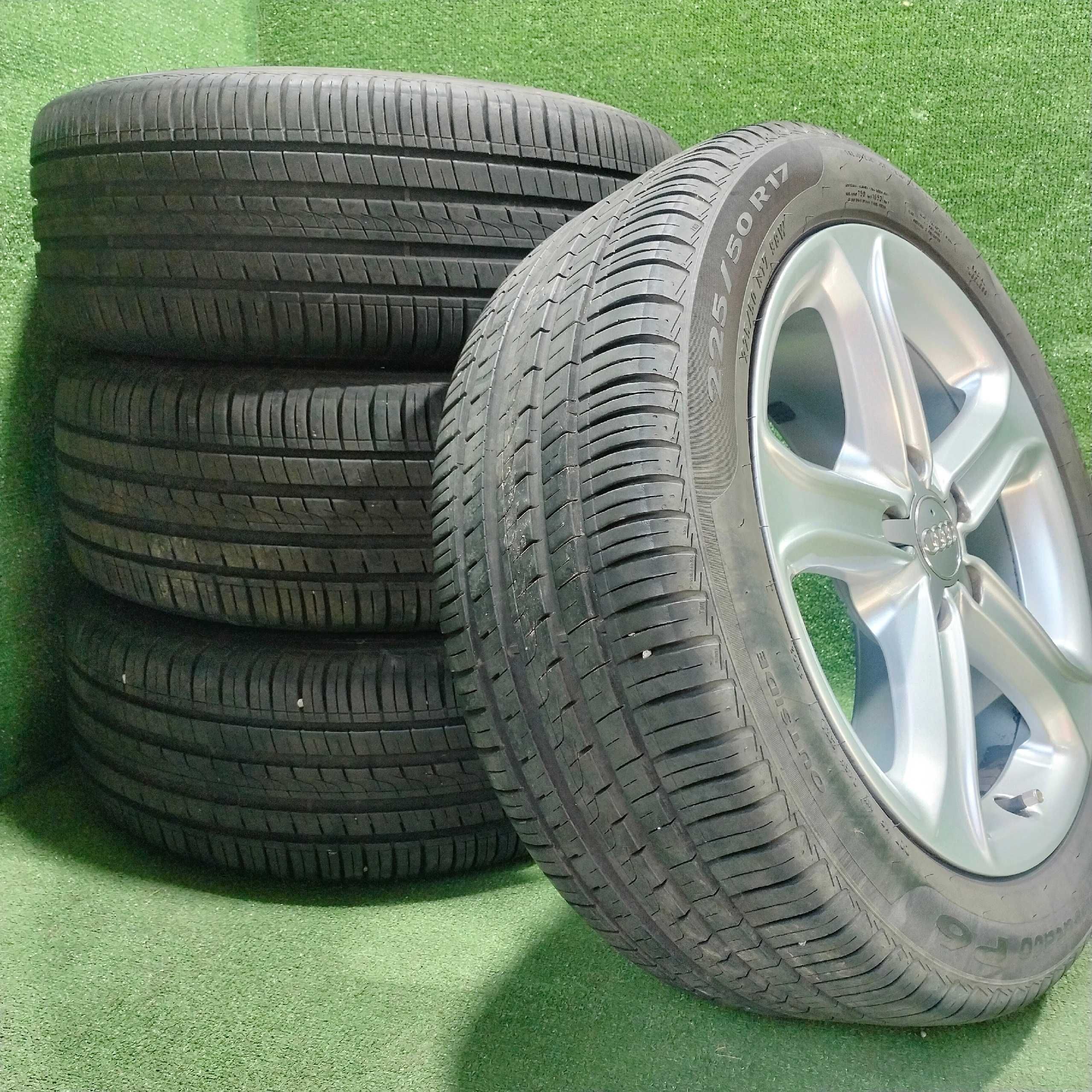 Продам Диски оригинал на AUDI с шинами Pirelli 225/50 R17 7,5J 5/112