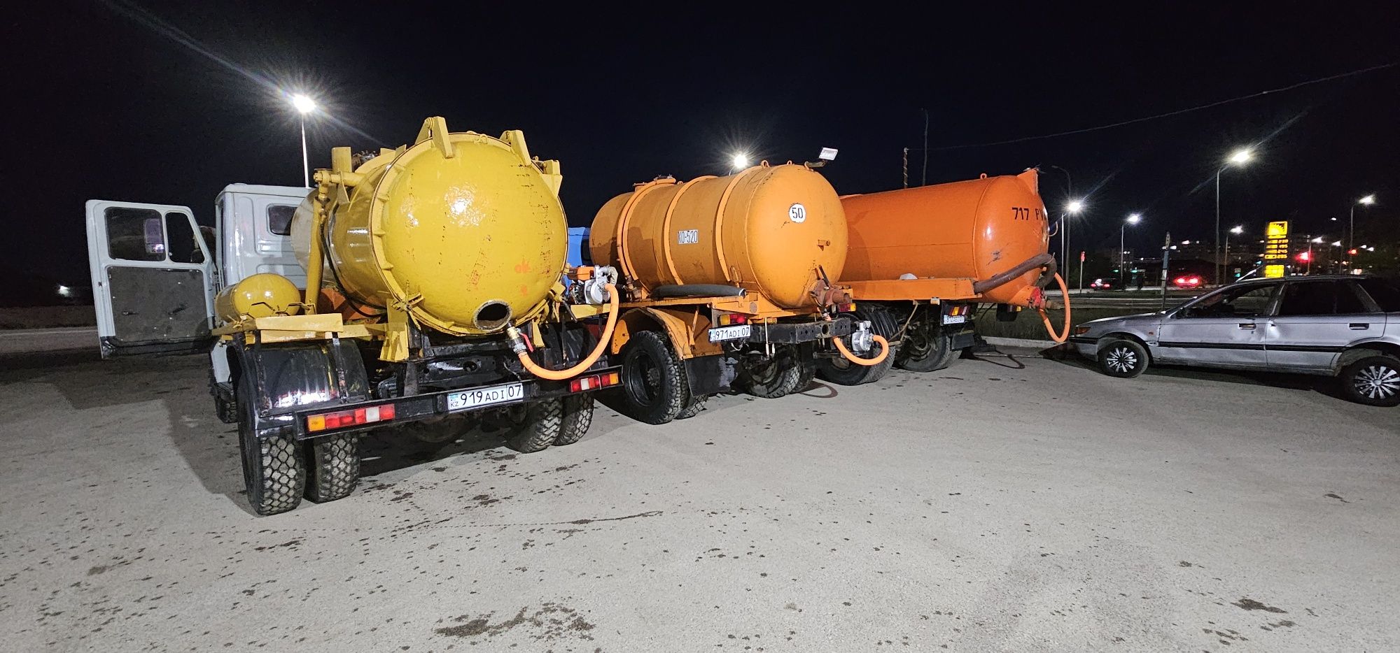 Услуги ассенизатор 24/7 Водовоз-таза су ИЛАСОС откачка септик,туалет,г