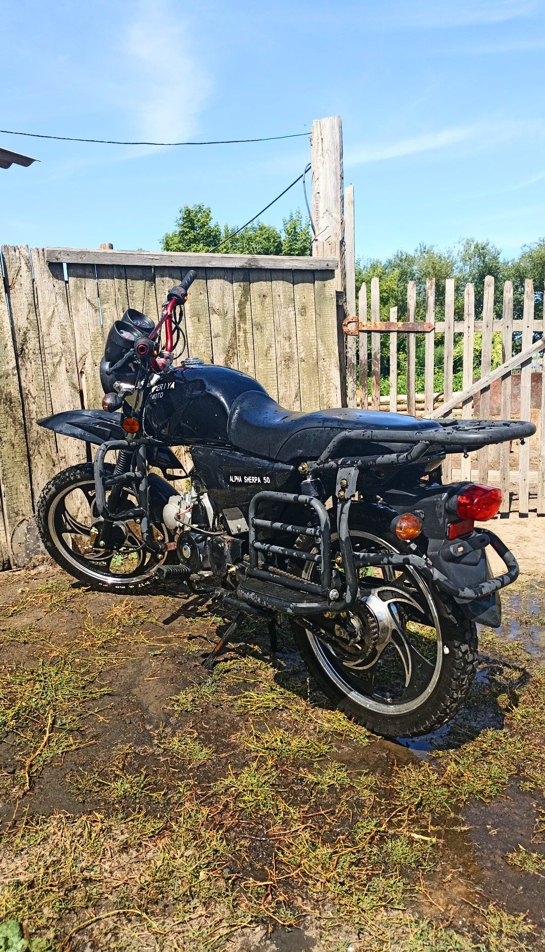 Продам мотоцикл альфа 125куб
