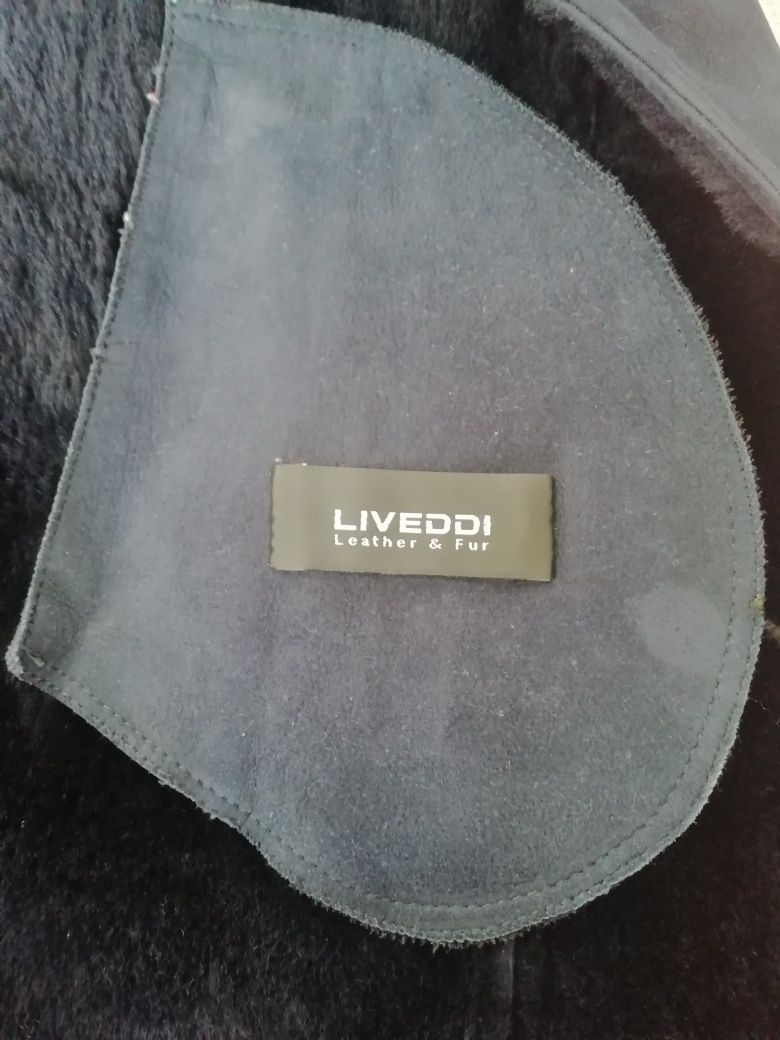 Натуральная зимняя женская дубленка "LIVEDDI Leather & Fur"