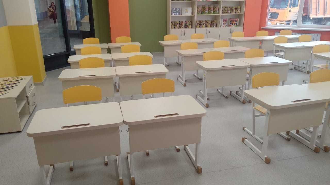 Распродажа! Парты школьные одноместны регулируемые со склада в Алматы!