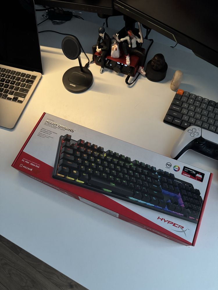 HyperX Alloy Origins — механическая клавиатура (RGB, красные свитчи)
