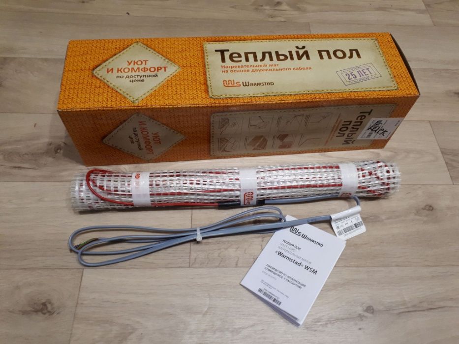 Тонкий нагревательный мат Warmstad WSM