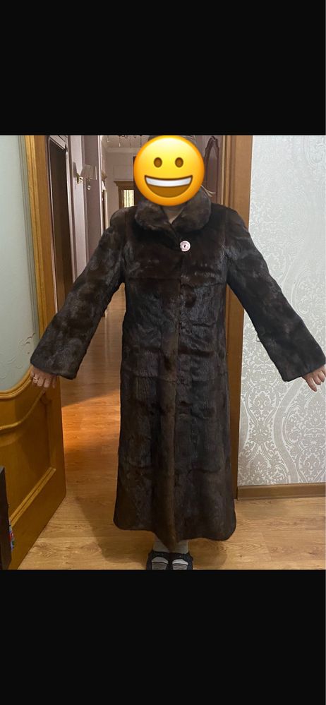 Шуба натуральный мех норка
