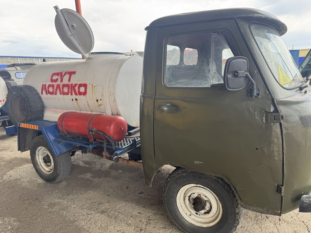 Уаз молоковоз готов к работе