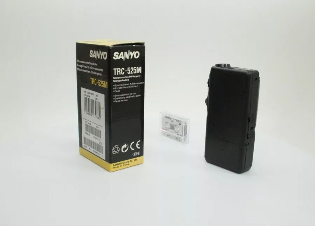 Микрокассетный диктофон Sanyo портативный диктофон (TRC-525M)