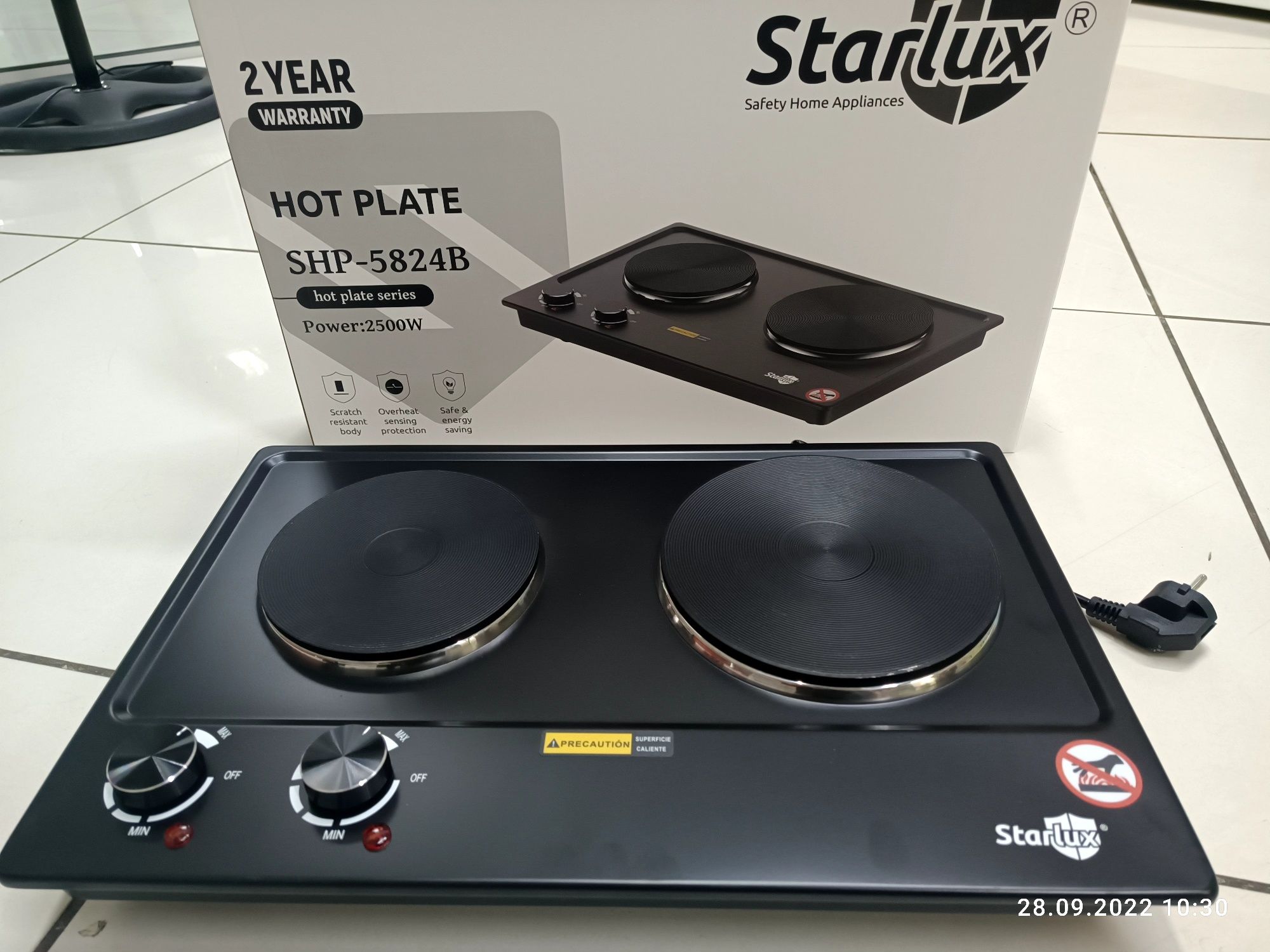 Встраиваемая электрическая плита starlux
