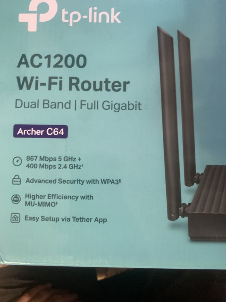 Маршрутизатор TP-Link Archer C64 AC1200