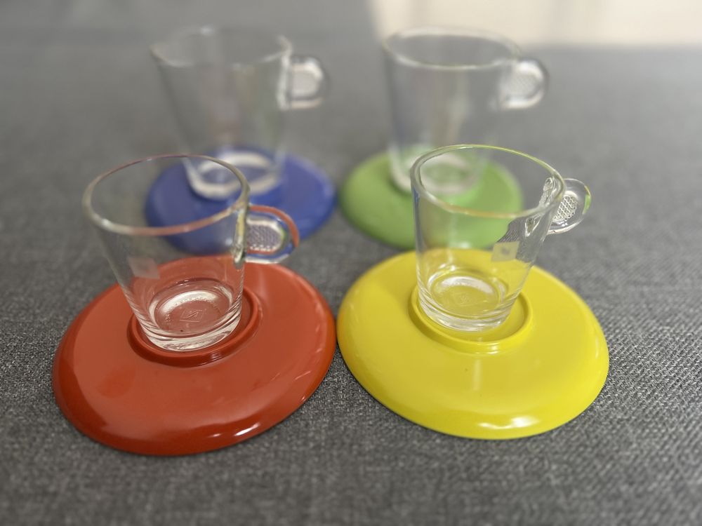 Набор кружек с тарелочками для кофе от Nespresso