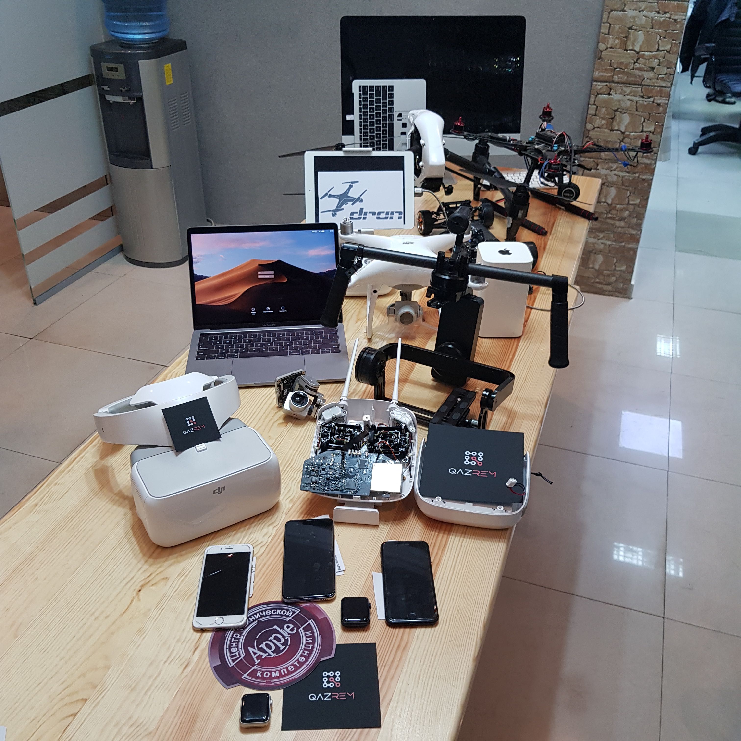 Дрон, квадрокоптер жөндеу. DJI, Mavic, Phantom, Inspire, Air, Spark