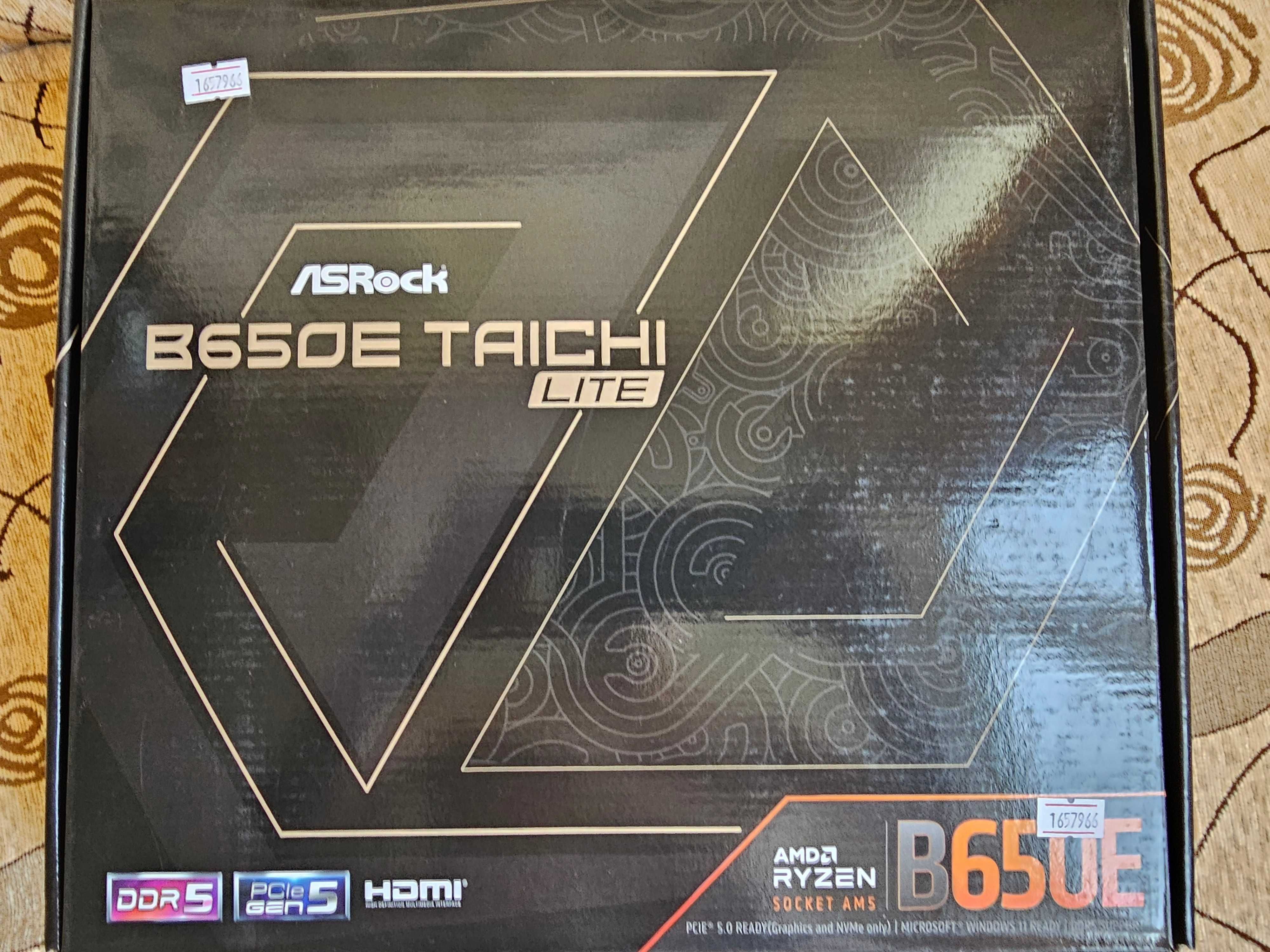 материнская плата ASRock B650E Taichi Lite E-ATX, AM5 б/у на гарантии