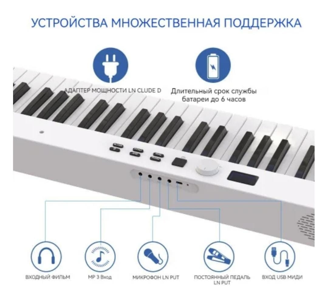 Цифровое пианино Konix PJ88C
