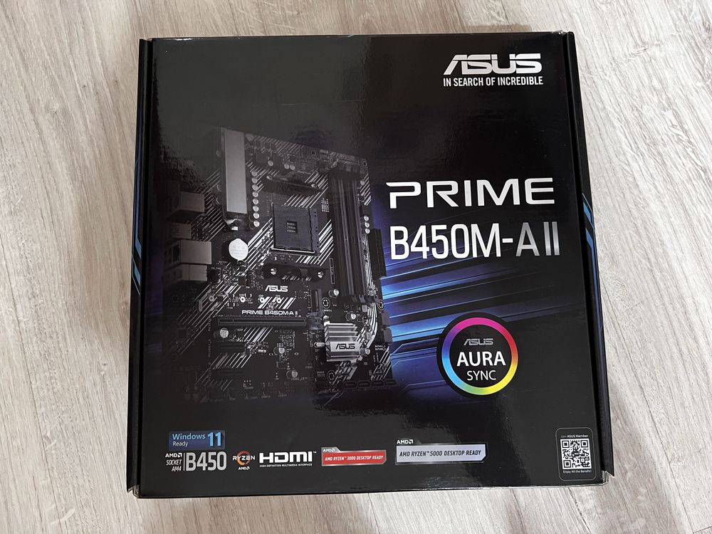 Материнская плата ASUS PRIME B450M-A II