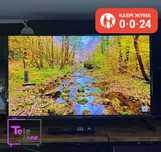 Новый телевизор AURON 50 дюймов web os Smart TV 2025г 0*0*24