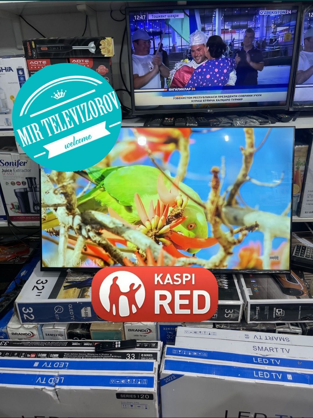 Smart tv Новый 82см Телевизоров в упаковке ютуб вайфай модел 32е7jk