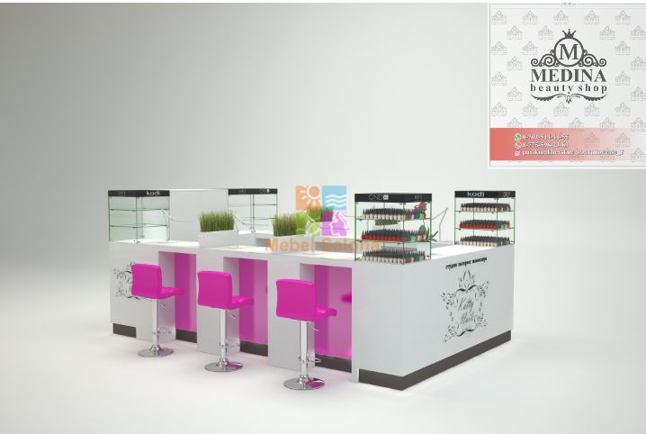 Ресепшен,нейл,бар nail bar мебель на заказ.