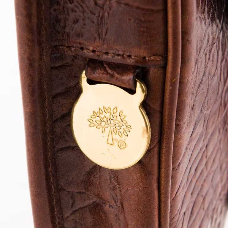 Винтажная коллекционная сумка MULBERRY, кожа, Великобритания
