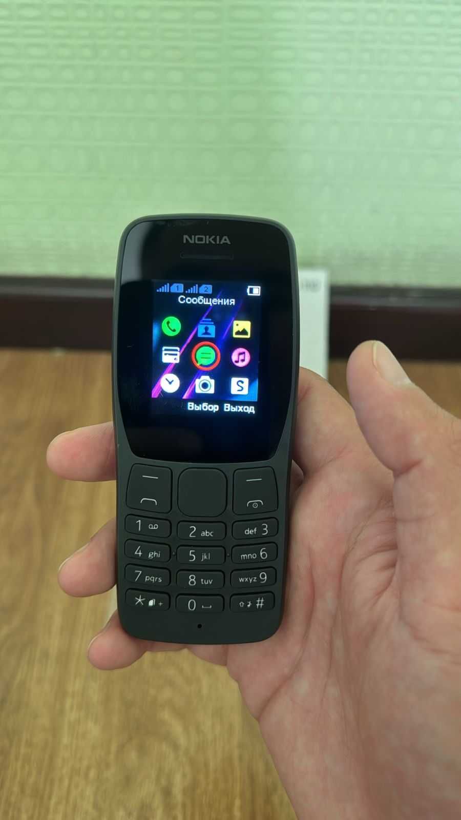Звоните 24/7 Сотовый мобильный телефон простушка Nokia 110 Нокия 110