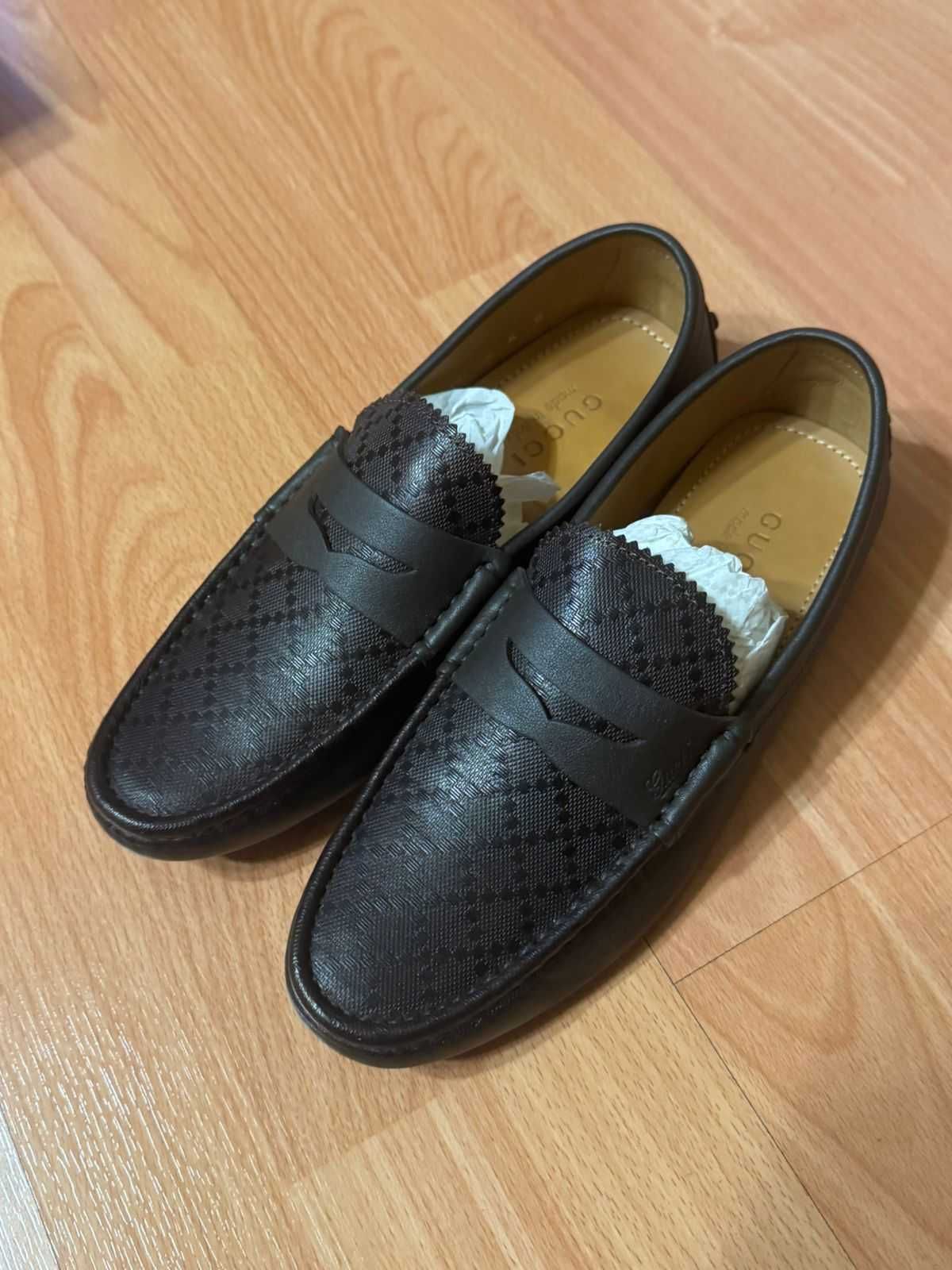 Мокасины Gucci коричневые