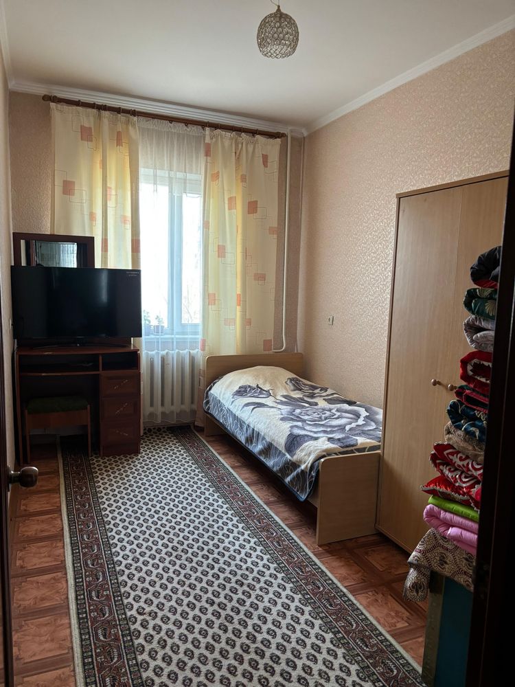 Продается 3-комнатная квартира, 80 м², мкр. Карасу, Тараз