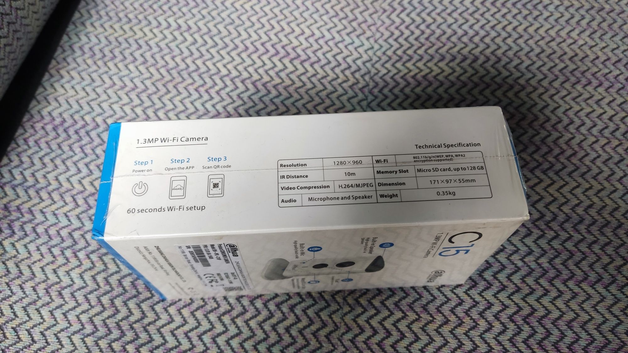 Внутренняя камера для видеонаблюдения Dahua IPC-C15P