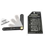 MusicNomad Truss Rod Gauge & String Action Gauge Combo Bundle (MN614)